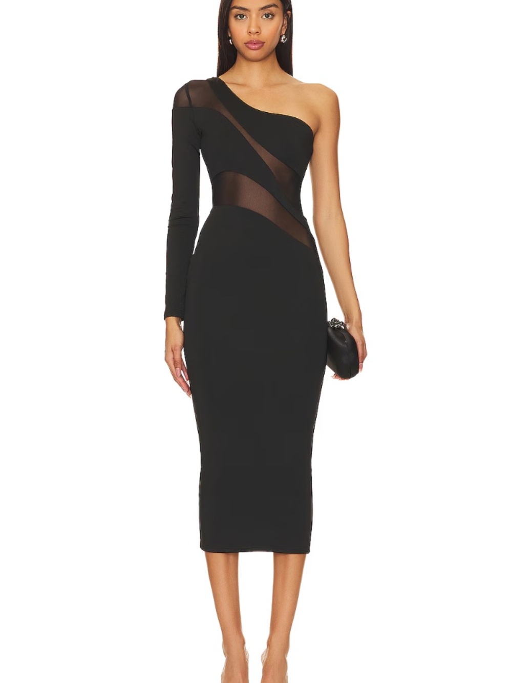 NWT Superdown Kaelyn Maxi Dress in Black - Size Small!